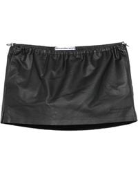 Alexander Wang - Leather Mini Skort - Lyst