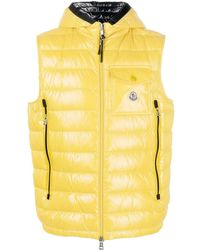 Moncler - Chest Logo-Patch Padded Gilet - Lyst