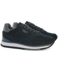 Harmont & Blaine - Logo-Patch Panelled Sneakers - Lyst