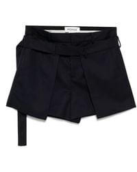 Monse - Deconstructed Wrap Tailored Shorts - Lyst