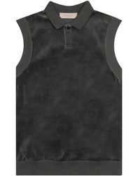 Fear Of God - Velour Sleeveless Polo Shirt - Lyst