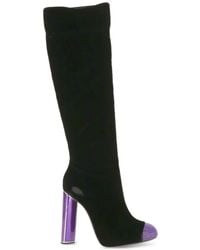 Tom Ford - Beaded-Toe Block-Heel Boots - Lyst