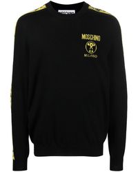 Moschino - Pull en maille à logo intarsia - Lyst