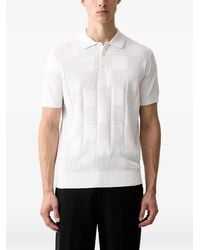 KARL LAGERFELD - Knit Polo Shirt - Lyst