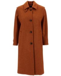 Schneiders - Button-Fastening Coat - Lyst