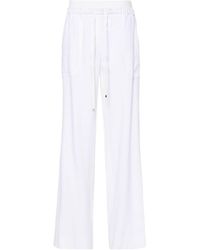 Lorena Antoniazzi - Layered-detail Straight-leg Trousers - Lyst