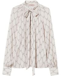 Twinset - Bluse mit grafischem Print - Lyst