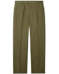 Paul Smith - Pressed-Crease Relaxed-Fit Linen Trousers - Lyst