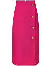 Nina Ricci - High-Waisted Wool Pencil Skirt - Lyst