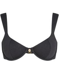 KARL LAGERFELD - Hotel Karl Underwired Bikini Top - Lyst