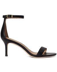 Ralph Lauren - Allie Brogue-Detail Heeled Sandals - Lyst