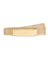 Balmain - Braided Brass Belt - Lyst