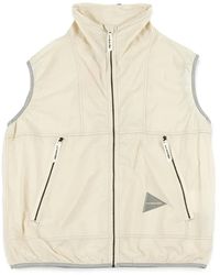 and wander - Pertex Logo-Print Wind Vest - Lyst