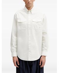 Drole de Monsieur - Check-Pattern Button-Down Shirt - Lyst