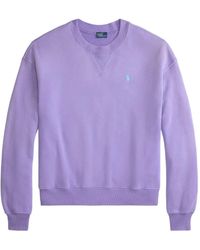 Polo Ralph Lauren - Long-Sleeve Crew-Neck Sweatshirt - Lyst