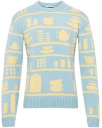 JW Anderson - Jersey con motivo de vajilla en jacquard - Lyst