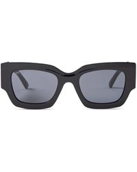Jimmy Choo - Nena Rectangle-Frame Sunglasses - Lyst