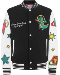 Philipp Plein - Veste Bomber College À Détail De Patch - Lyst