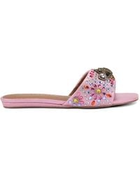 Kurt Geiger - Kensington Flat Sandals - Lyst