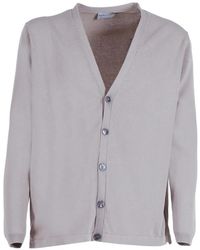 SETTEFILI CASHMERE - Side-Slit V-Neck Cardigan - Lyst
