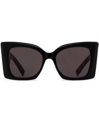 Saint Laurent - Blaze Oversize-Frame Sunglasses - Lyst