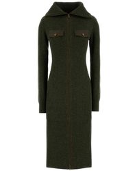 Zimmermann - Valiant Ribbed-Knit Long Cardigan - Lyst
