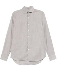 Canali - Oxford Wollen Overhemd - Lyst