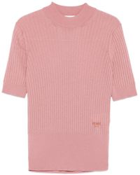 Fendi - T-Shirt Aus Wollgemisch - Lyst