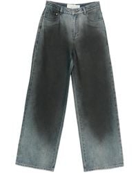 Feng Chen Wang - Faded-Effect Denim Jeans - Lyst