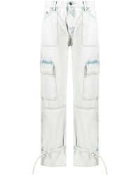Off-White c/o Virgil Abloh - Wide-Leg-Jeans mit Graffiti-Print - Lyst