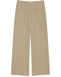 Marc O' Polo - Wide-Leg Cropped Trousers - Lyst