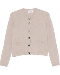 AROVESCIO - Button-Up Knitted Jacket - Lyst