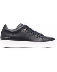Philipp Plein - Logo-Print Leather Trainers - Lyst