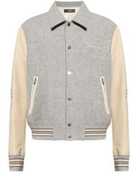 Amiri - Bomberjack Met Contrasterende Mouwen - Lyst
