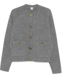 TOTEME - Cardigan Con Tasche E Bottoni - Lyst