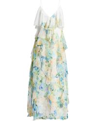 Aje. - Vestido midi con detalle de volantes - Lyst