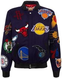 Jeff Hamilton - Nba Collage Bomber Jacket - Lyst