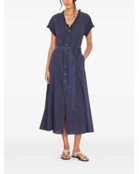 Xirena - Dixie Ruffled-Trim Belted Midi Dress - Lyst