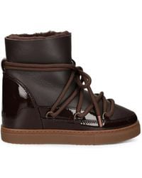 Inuikii - Lace-Up Patent-Leather Boots - Lyst