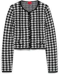 HUGO - Jas Met Pied-De-Poule Print - Lyst