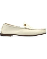 Versace - Guanto Leather Loafers - Lyst
