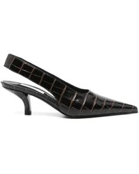 TOTEME - 70Mm Crocodile-Effect Pumps - Lyst