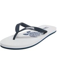 Vilebrequin - And Polyurethane Flip-Flops With Turtle Print - Lyst