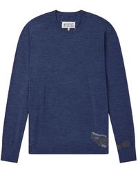 Maison Margiela - Patch-Detail Crew-Neck Sweater - Lyst
