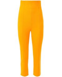 Carolina Herrera - Pantaloni Capri A Vita Alta - Lyst