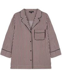 Love Stories - Jude Striped-Pattern Pajama Shirt - Lyst