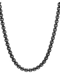 David Yurman - Sterling Box Chain Necklace (7.3Mm) - Lyst