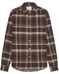 NN07 - Camisa a cuadros con botones - Lyst