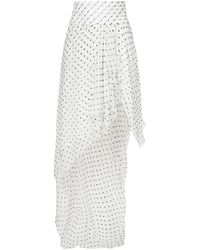 Alexandre Vauthier - Asymmetric Spotted Ruffled Skirt - Lyst