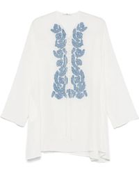 Ermanno Scervino - Silk Crepe De Chine Kaftan - Lyst